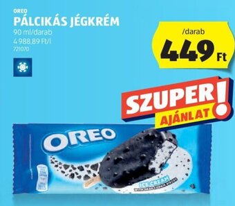 ALDI OREO PÁLCIKÁS JÉGKRÉM 90 ml ajánlat