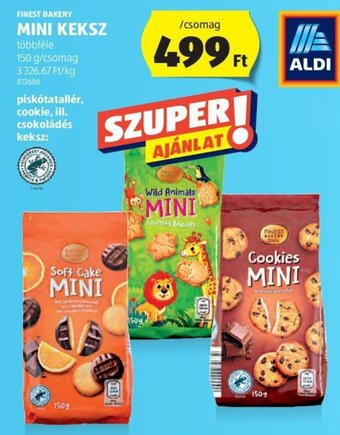 ALDI FINEST BAKERY MINI KEKSZ 150 g ajánlat