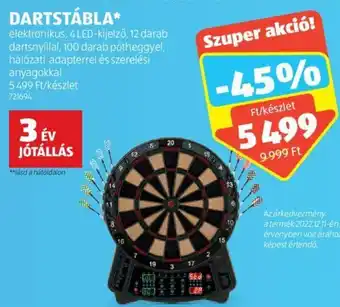 ALDI DARTSTÁBLA 1 készlet ajánlat