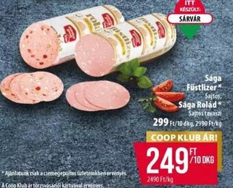 Coop Sága Füstlizer / Sága rolád 10 dkg ajánlat