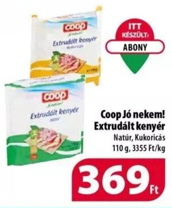 Coop Coop Jó nekem! Extrudált kenyér 110 g ajánlat