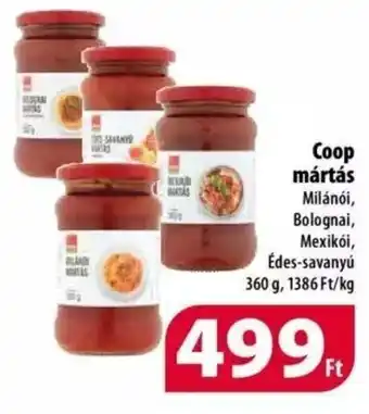 Coop Coop mártás 360 g ajánlat
