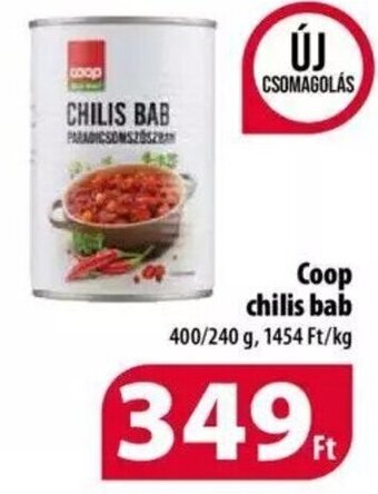 Coop Coop chilis bab 400 / 240 g ajánlat
