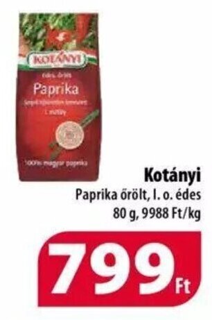Coop Kotányi 80 g ajánlat