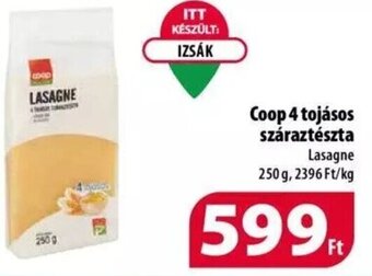 Coop Coop 4 tojásos száraztészta 250 g ajánlat