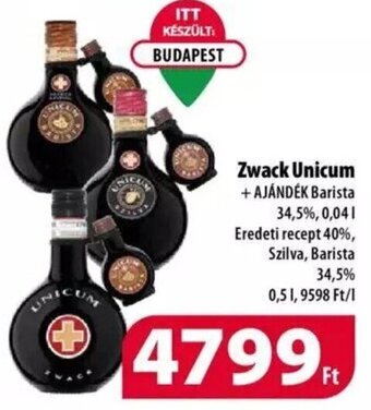Coop Zwack Unicum 0,5 l ajánlat