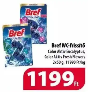 Bref WC-frissítő 2 x 50 g