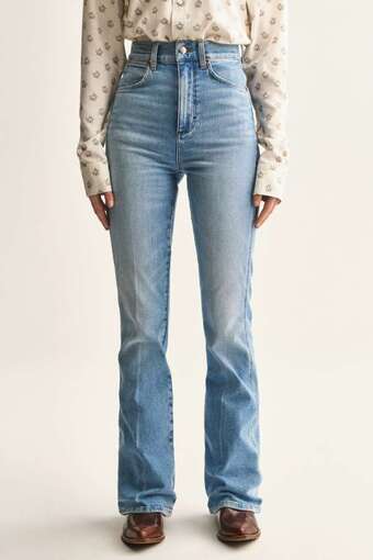 Farmer gant w. bootcut jeans kék