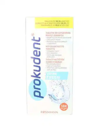 Rossmann Prokudent med protézistisztító tabletta - 104 db ajánlat