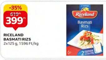 Auchan RICELAND BASMATI RIZS 2 x 125 g ajánlat