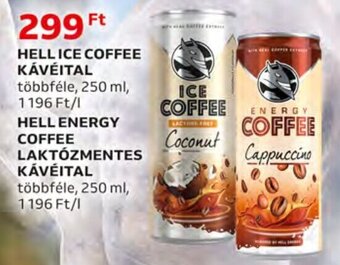 Auchan HELL ICE COFFEE KÁVÉITAL stb. 250 ml ajánlat