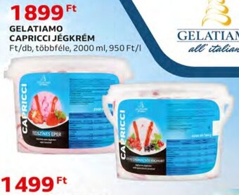 Auchan GELATIAMO CAPRICCI JÉGKRÉM 2000 ml ajánlat