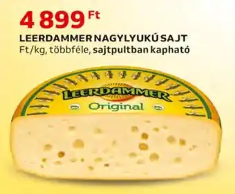 Auchan LEERDAMMER NAGYLYUKÚ SAJT 1 kg ajánlat