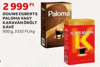 Auchan DOUWE EGBERTS PALOMA VAGY KARAVÁN ŐRÖLT KÁVÉ 900 g ajánlat