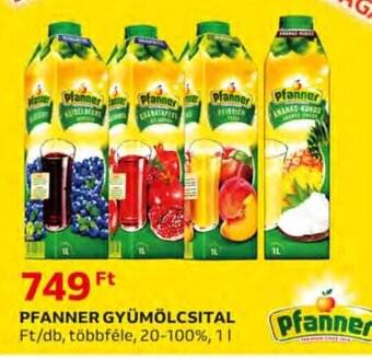 Auchan PFANNER GYÜMÖLCSITAL 1 l ajánlat