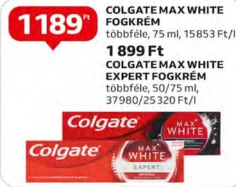 Auchan COLGATE MAX WHITE FOGKRÉM 75 ml ajánlat