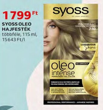 Auchan SYOSS OLEO HAJFESTÉK 115 ml ajánlat
