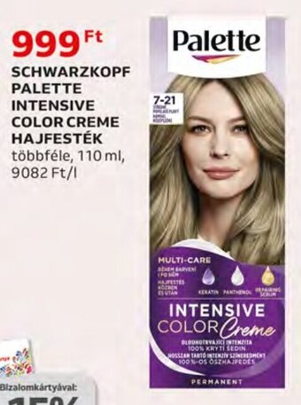 Auchan SCHWARZKOPF PALETTE INTENSIVE COLOR CREME HAJFESTÉK 110 ml ajánlat