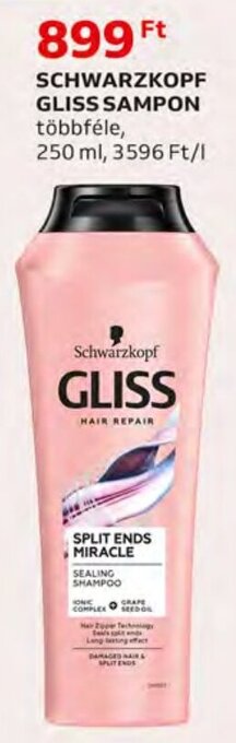 Auchan SCHWARZKOPF GLISS SAMPON 250 ml ajánlat