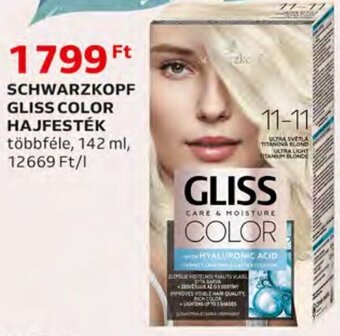 Auchan SCHWARZKOPF GLISS COLOR HAJFESTÉK 142 ml ajánlat