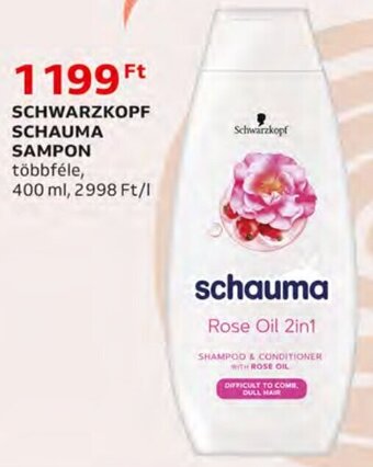 Auchan SCHWARZKOPF SCHAUMA SAMPON 400 ml ajánlat