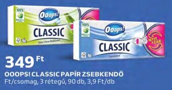 OOOPS! CLASSIC PAPÍR ZSEBKENDŐ 90 db