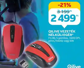 Auchan QILIVE VEZETÉK NÉLKÜLI EGÉR 1 db ajánlat