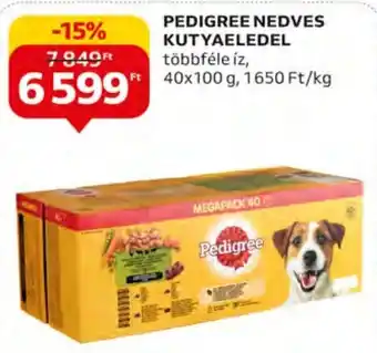 Auchan PEDIGREE NEDVES KUTYAELEDEL 40 x 100 g ajánlat
