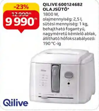 Auchan QILIVE 600124682 OLAJSÜTŐ 1 db ajánlat