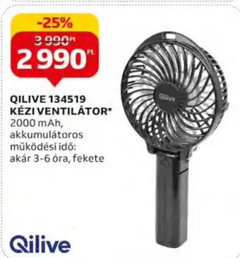 Auchan QILIVE 134519 KÉZI VENTILÁTOR 1 db ajánlat