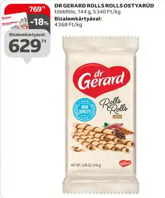 Auchan DR GERARD ROLLS ROLLS OSTYARÚD 144 g ajánlat