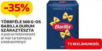 Auchan TÖBBFÉLE 500 G-OS BARILLA DURUM SZÁRAZTÉSZTA ajánlat