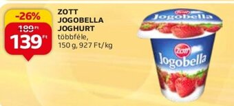 Auchan ZOTT JOGOBELLA JOGHURT 150 g ajánlat