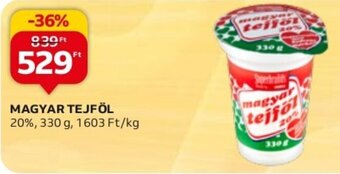 Auchan MAGYAR TEJFÖL 330 g ajánlat