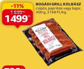 BOGÁDI GRILL KOLBÁSZ 400 g