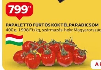 Auchan PAPALETTO FÜRTÖS KOKTÉLPARADICSOM 400 g ajánlat