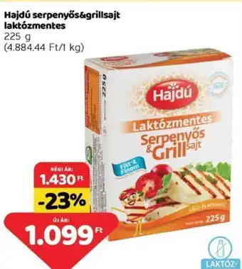 Spar Hajdú serpenyős&grillsajt laktózmentes 225 g ajánlat
