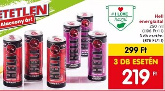 Spar Hell energiaital 250 ml ajánlat