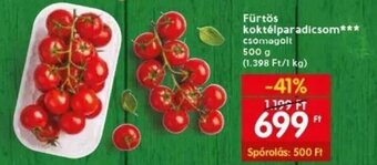 Spar Fürtös koktélparadicsom 500 g ajánlat