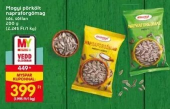 Spar Mogyi pörkölt napraforgómag 200 g ajánlat
