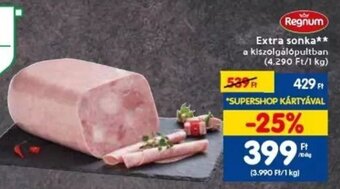Spar Extra sonka 10 dkg ajánlat