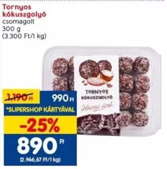 Spar Tornyos kókuszgolyó 300 g ajánlat