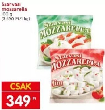 Spar Szarvasi mozzarella 100 g ajánlat