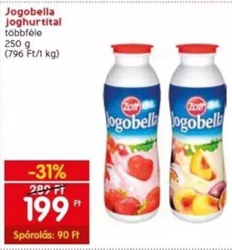 Spar Jogobella joghurtital 250 g ajánlat