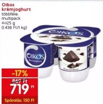 Spar Oikos krémjoghurt 4 x 125 g ajánlat