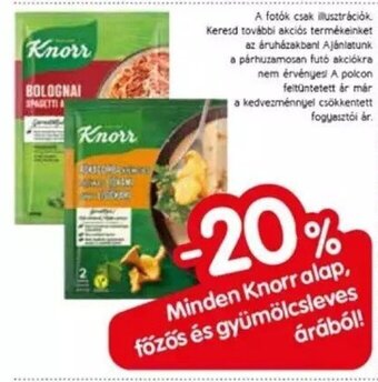 Spar Minden Knorr alap, főzős és gyümölcsleves árából! ajánlat