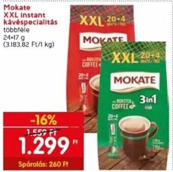 Spar Mokate XXL instant kávéspecialitás 24 x 17 g ajánlat