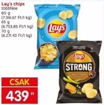 Spar Lay's chips 60 - 70 g ajánlat