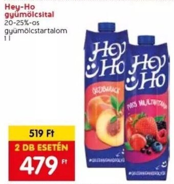 Spar Hey-Ho gyümölcsital 1 l ajánlat