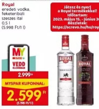 Spar Royal 0,5 l ajánlat